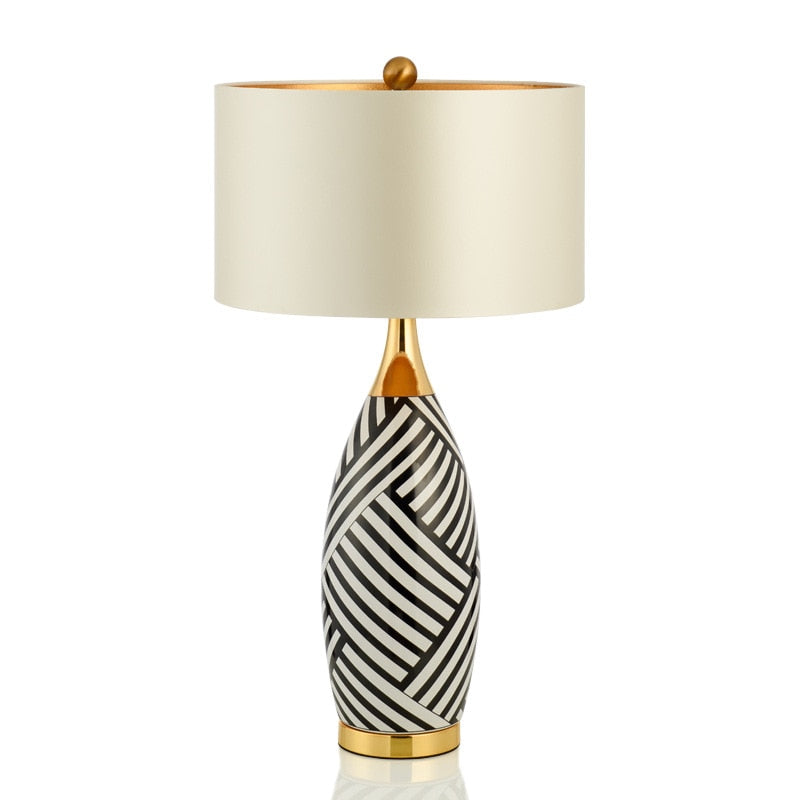Zebra Pattern Lamp