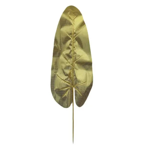Artificial golden Caladium leaves