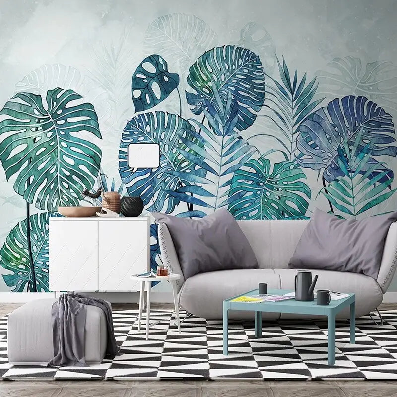 Blue Tropical Wallpaper