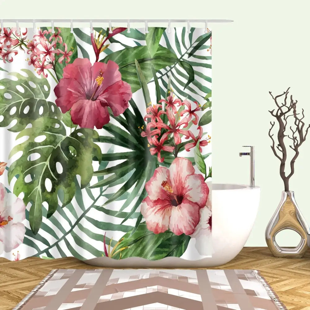 exotic-flowers-shower-curtain