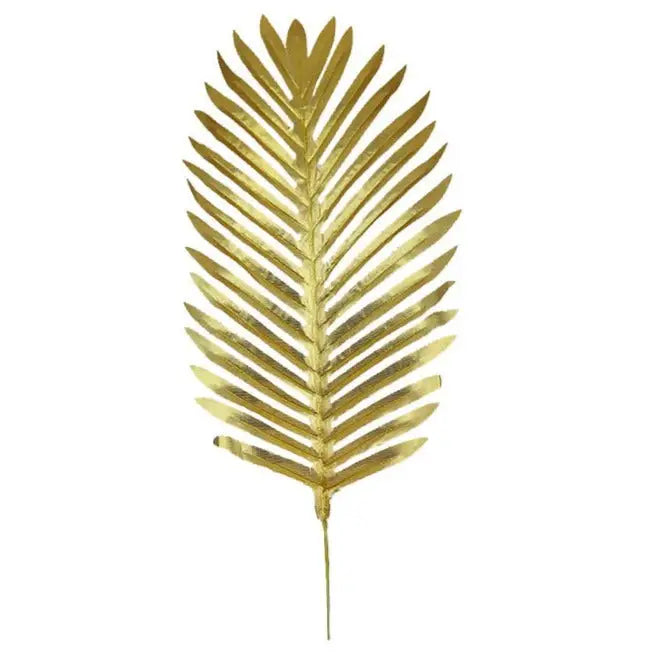 Golden palm leaves