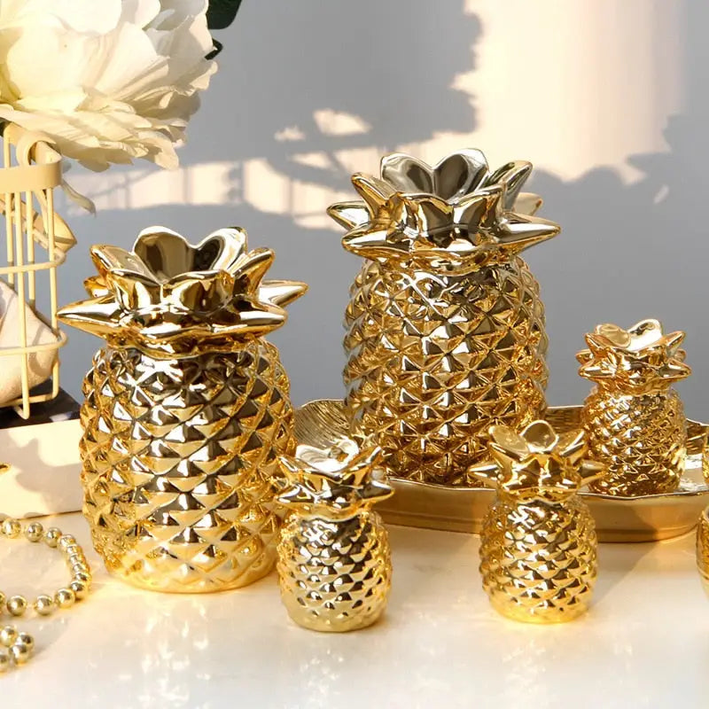 Golden Pineapple Decor