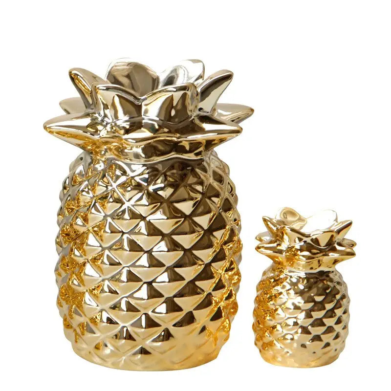 Golden Pineapple Decor