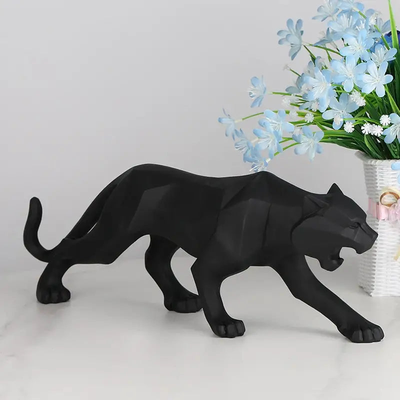 Origami Panther Statue