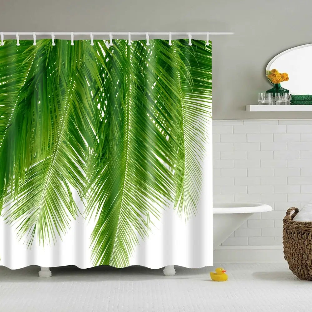 printed-tropical-shower-curtain