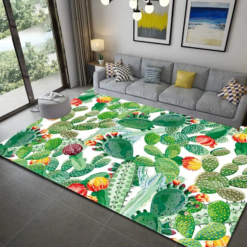 Tropical Cactus carpet