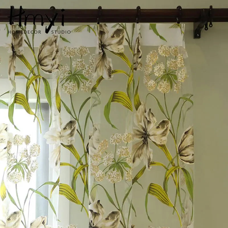 Tropical Flowers Curtains
