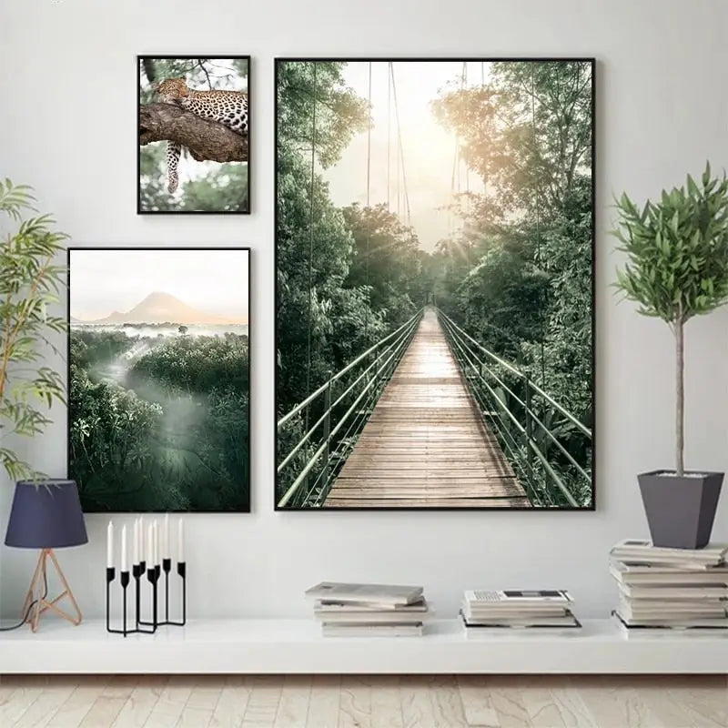 tropical-jungle-wall-art