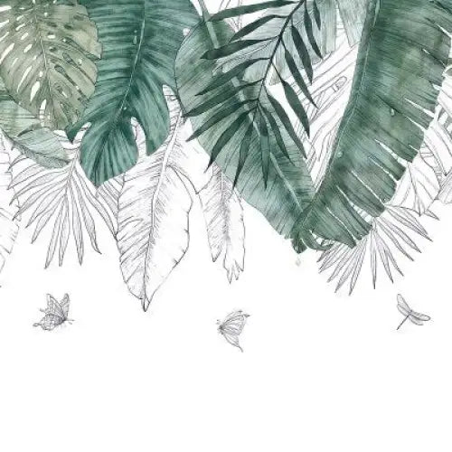 Tropical leaves Sticker