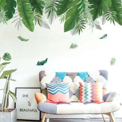Tropical leaves Sticker