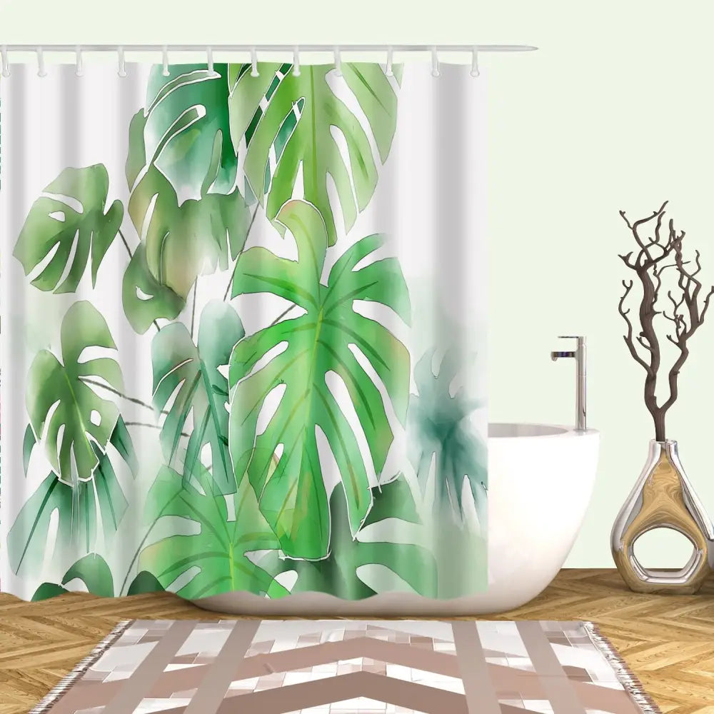 tropical-palm-shower-curtain